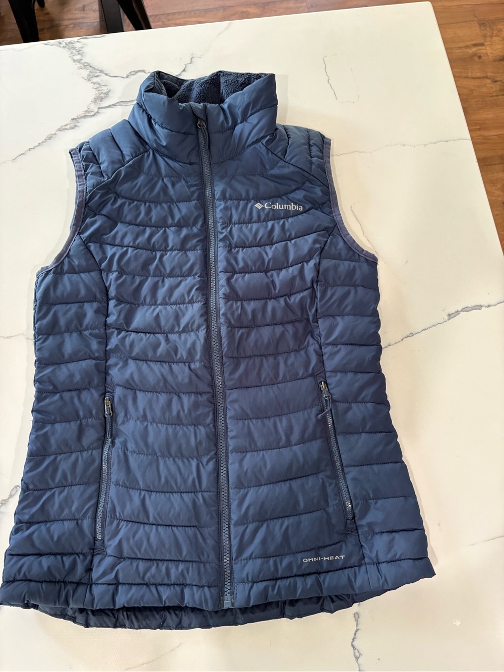 Columbia Women S Navy Quilted Puffer Vest